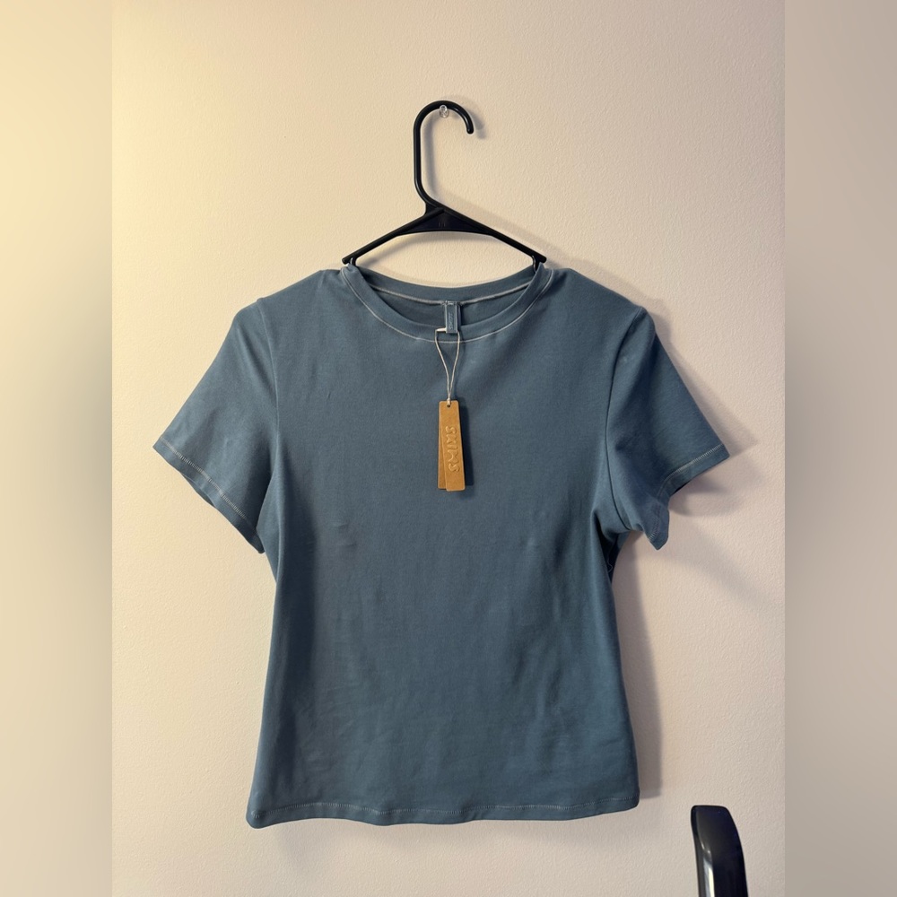 Skims cotton jersey shirt